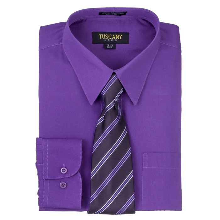 Walmart mens purple dress shirt