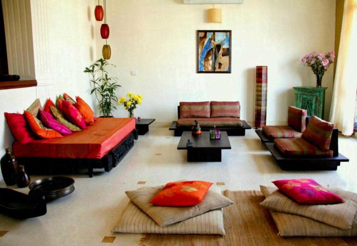 How to decorate indian living room