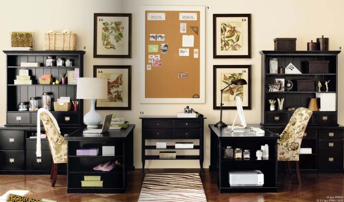 How to decorate a home office room