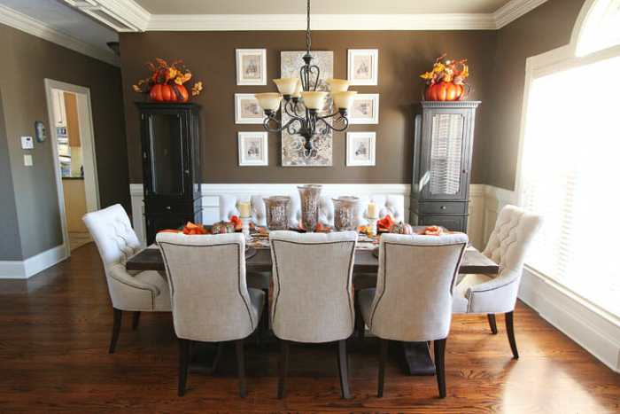 How to decorate your dining room for thanksgiving Tips and ideas