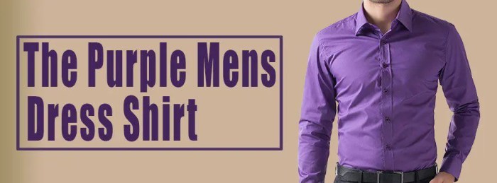 Walmart Mens Purple Dress Shirt Exclusive Interview Style