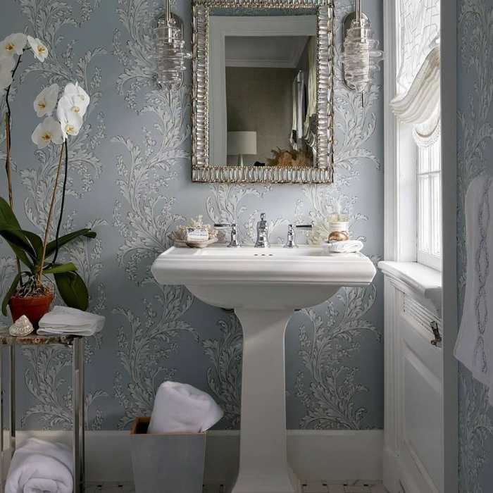 How to decorate my powder room